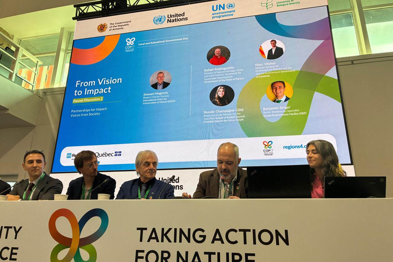 Paraná apresenta políticas de biodiversidade na COP17, na Armênia